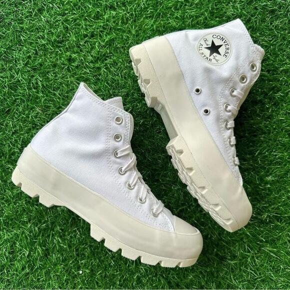 ✨New Converse Chuck Taylor All Star Lugged Hi White - Picture 9 of 9